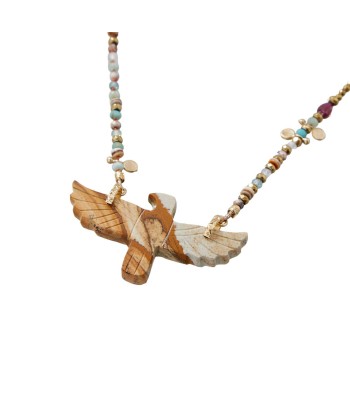 PRO - PHOENIX PERLE Collier Jaspe Dolomite solde