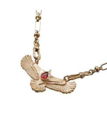 AQUILA Collier Aigle Grenat - Doré 24 cts acheter en ligne