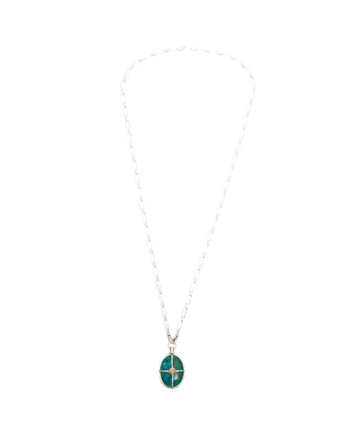 PRO - OCTAVE Sautoir Chrysocolle Silver 50-70% off 