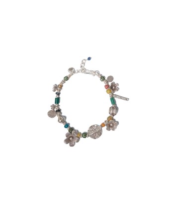 PRO - DAISY Bracelet multicolore multi charms Argent 925 ou a consommer sur place