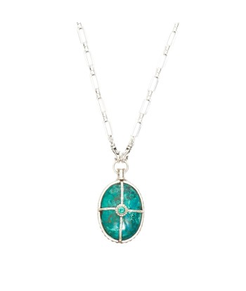 PRO - OCTAVE Sautoir Chrysocolle Silver 50-70% off 