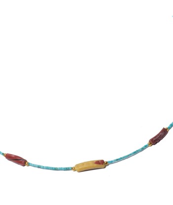 PRO - SHINE Collier verre antique Turquoises de technologie