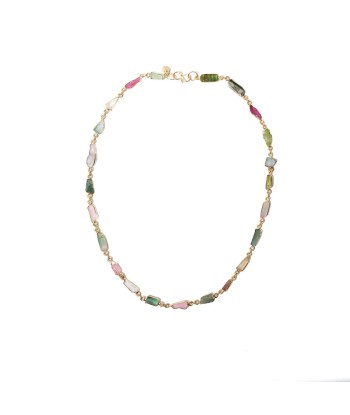 PRO - SPARKS Collier Tourmalines brutes Doré 24 cts 50% de réduction en Octobre 2024