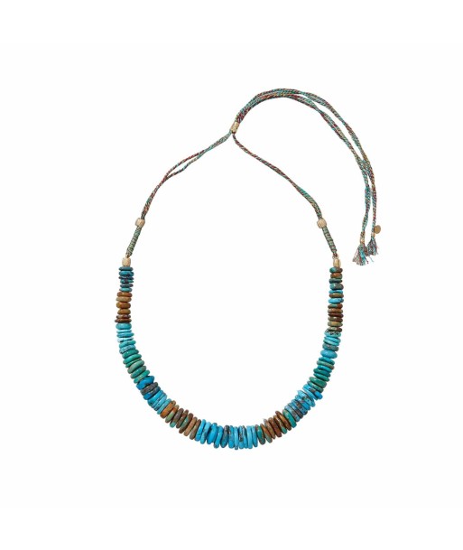 ARIZONA Collier Turquoise tie&dye finition cordon ou chaîne Par le système avancé 