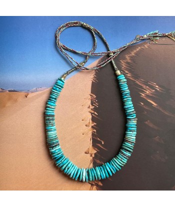 ARIZONA Collier Turquoise bleue finition cordon ou chaîne Découvrez la collection