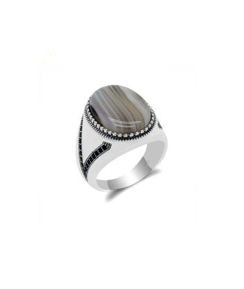 Bague Homme Pierre Onyx "Flavien" en Argent 925 prix