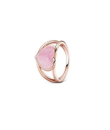 Bague Coeur Zircon Rose "Cyane" Livraison rapide