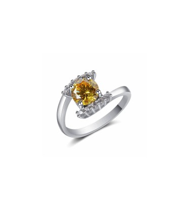 Bague Citrine Solitaire "Lucia" en Argent 925 prix