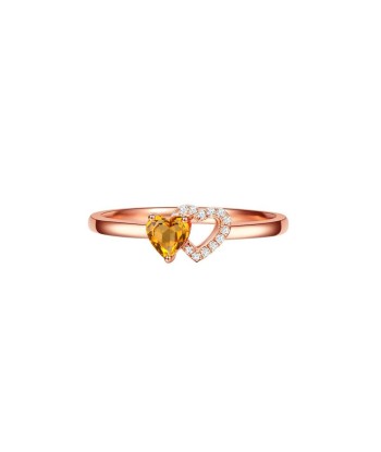 Bague Citrine Passion "Eléanore" en Argent 925 destockage