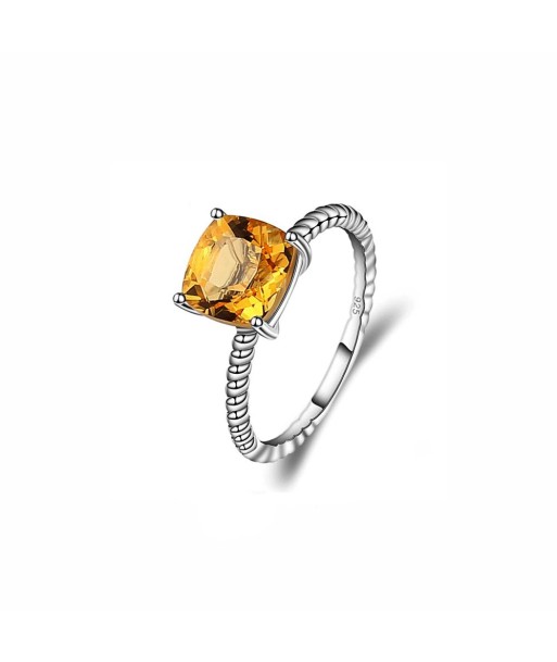 Bague Citrine "Margaux" en Argent 925 Le MVP de beaucoup