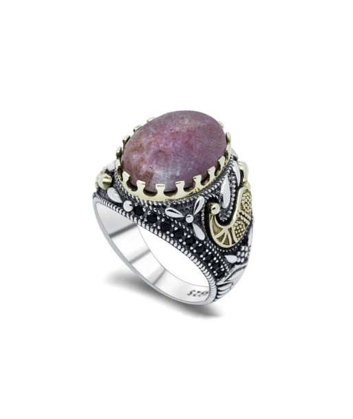 Bague Homme Agate "Charly" en Argent 925 2 - 3 jours ouvrés.