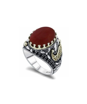 Bague Homme Agate "Célian" en Argent 925 Toutes les collections ici