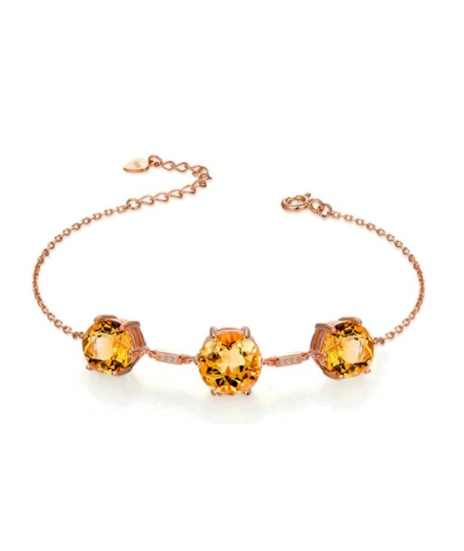 Bracelet Citrine "Louison" en Argent 925 france