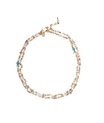 ADOUM Bracelet multitours Coquillage, Perle, Turquoise Economisez 