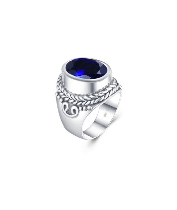 Bague Homme Saphir "Elvan" en Argent Sterling meilleur choix