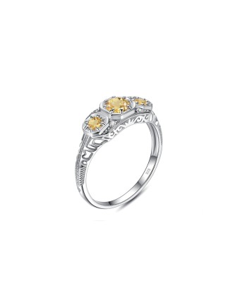 Bague Citrine Clarté "Oriana" en Argent 925 Comparez plus de prix