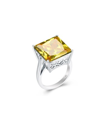 Bague Citrine "Calista" en Argent 925 Les magasins à Paris