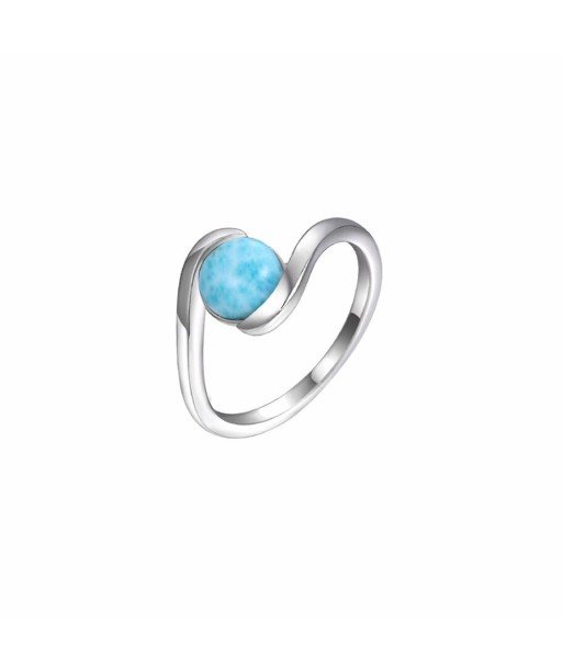 Bague Larimar "Marisabel" Argent 925 d'Europe débarque