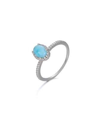 Bague Femme Larimar "Azura" Argent 925 chez Cornerstreet bien 