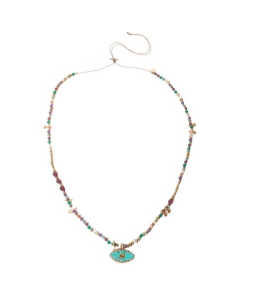 IRIS PERLE Collier Turquoise 50% de réduction en Octobre 2024