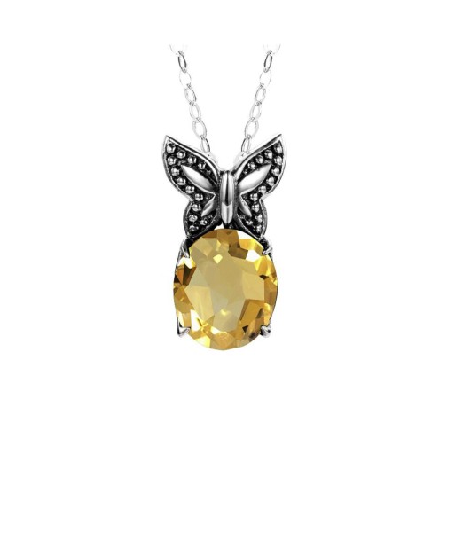 Collier Citrine "Amanda" en Argent Sterling prix pour 