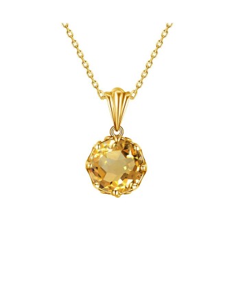 Collier Citrine "Méline" en Argent 925 online