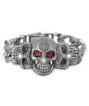 Bracelet tête de mort homme luxe outlet