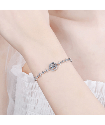 Bracelet femme argent fin diamant livraison et retour toujours gratuits