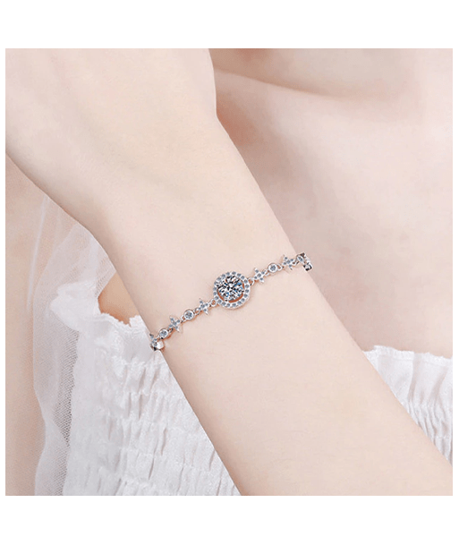 Bracelet femme argent fin diamant livraison et retour toujours gratuits