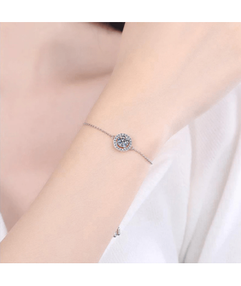 Bracelet femme argent fin diamant livraison et retour toujours gratuits