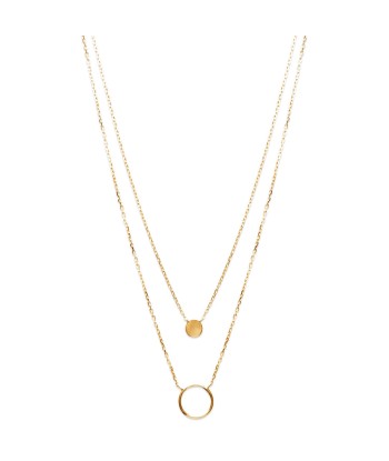 Collier cercle doubles rangs votre