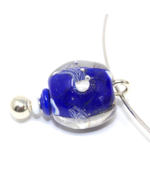 Médusa Blue Pendentif Murano de pas cher