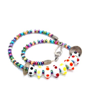 Color Murano Blanco Collier ou a consommer sur place