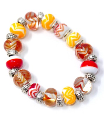 Chevrons de Soleil Bracelet Murano vente chaude votre 