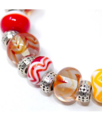 Chevrons de Soleil Bracelet Murano vente chaude votre 