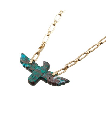 PHOENIX Collier Chrysocolle Voir les baskets