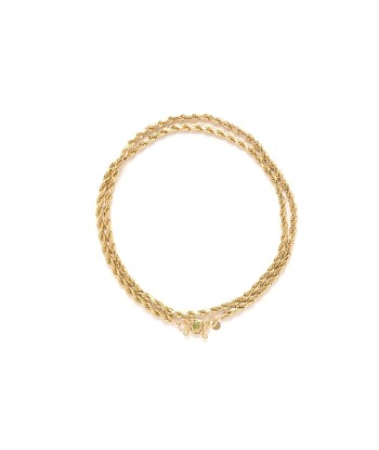 PRO - DIVA Collier Chaîne Torsadée XL Fermoir Péridot, Doré 24 cts Comment ça marche