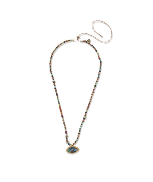 PRO - IRIS PERLE Collier Labradorite JUSQU'A -70%! 