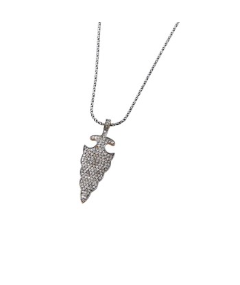 PRO - ARROW Collier Flèche Diamants Argent vente chaude votre 