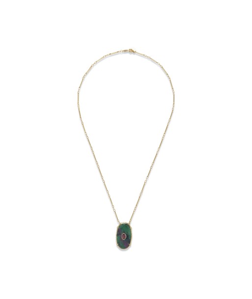 CHEEMA Collier Rubis Zoisite, Grenat plaqué Or 24 cts en ligne