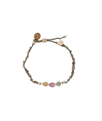 PRO - KASHA Bracelet Tourmalines, Bronze, Argent Plaqué Or chez Cornerstreet bien 